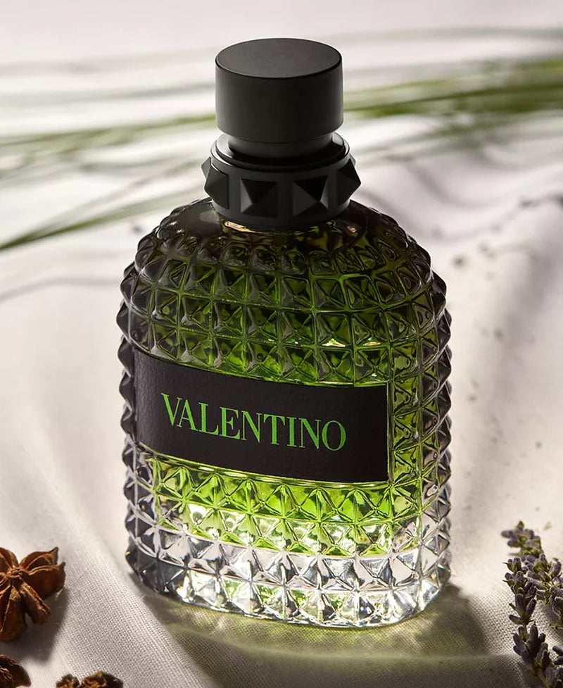 Men'S Uomo Born in Roma Green Stravaganza Eau De Toilette Spray, 3.4 Oz.